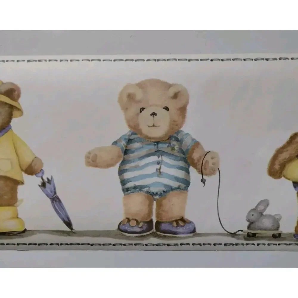 York Pre-pasted Decorative Border - 5yds - Teddy Bears